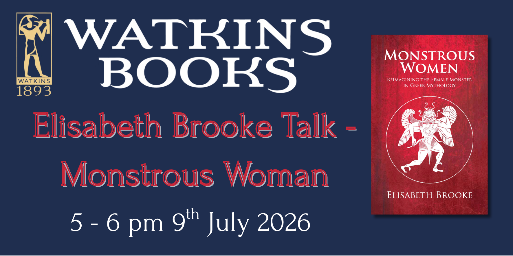 Monstrous Woman - Elisabeth Brooke - Watkins Books